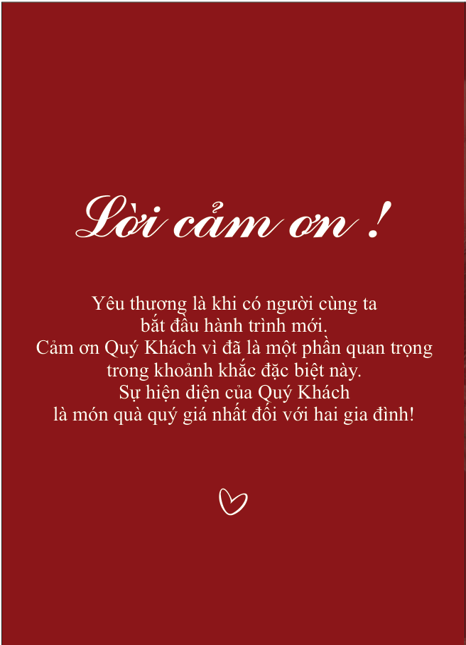 Lời cảm ơn